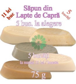 5 Buc LA ALEGERE - Sapun din Lapte de Capra